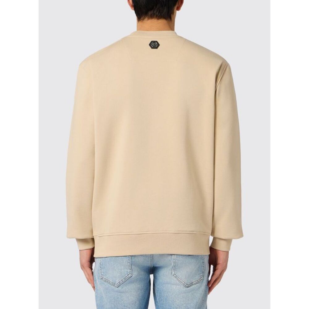 Philipp Plein Sweatshirt Men Beige - Picture 2 of 3